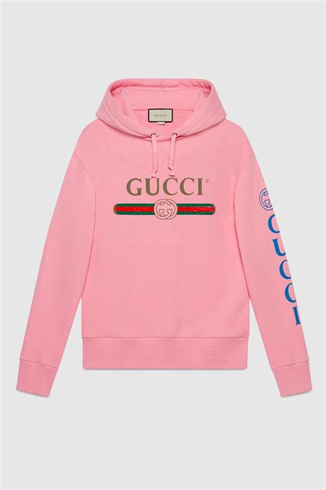 pink Gucci hoodie